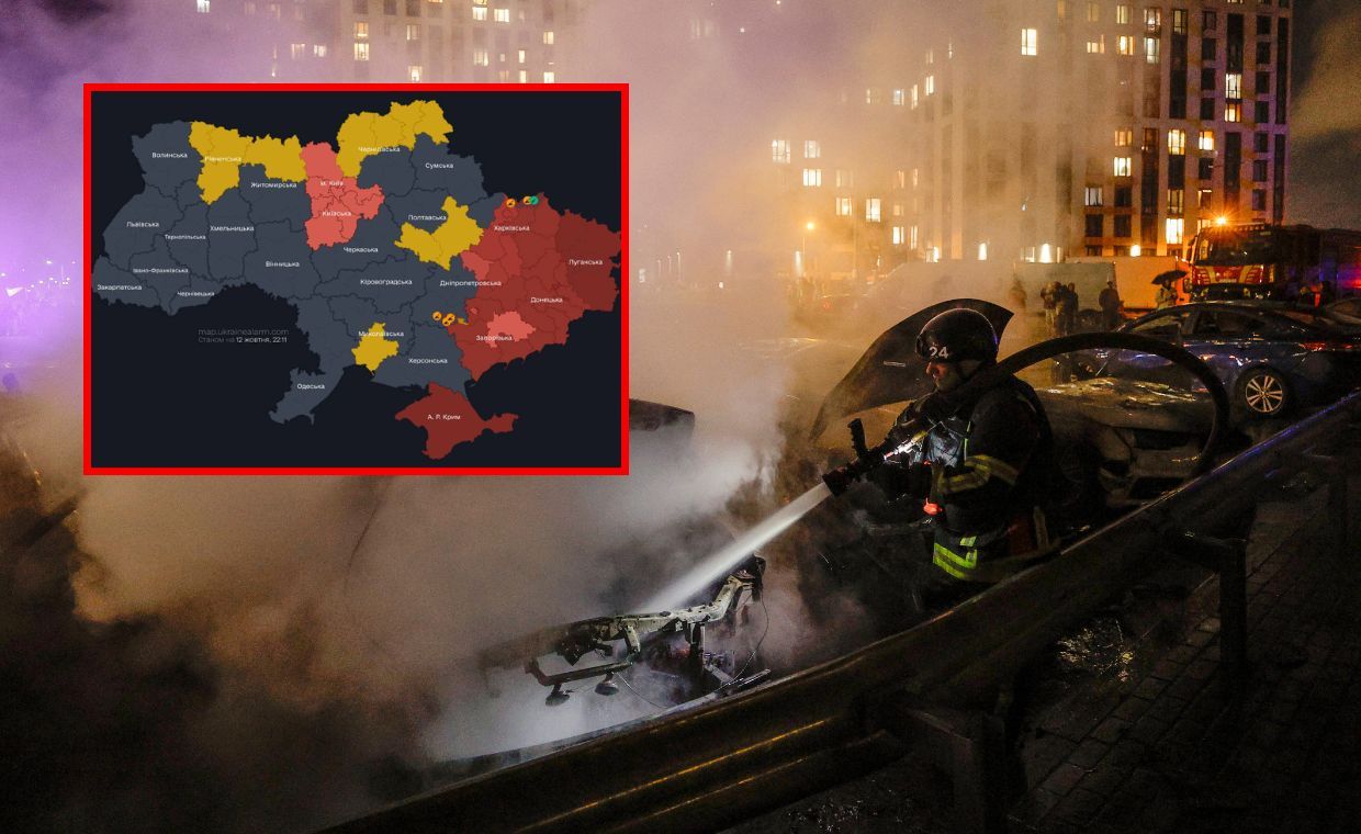 Pociski balistyczne nad Kijowem. Wykryto je dopiero podczas ataku