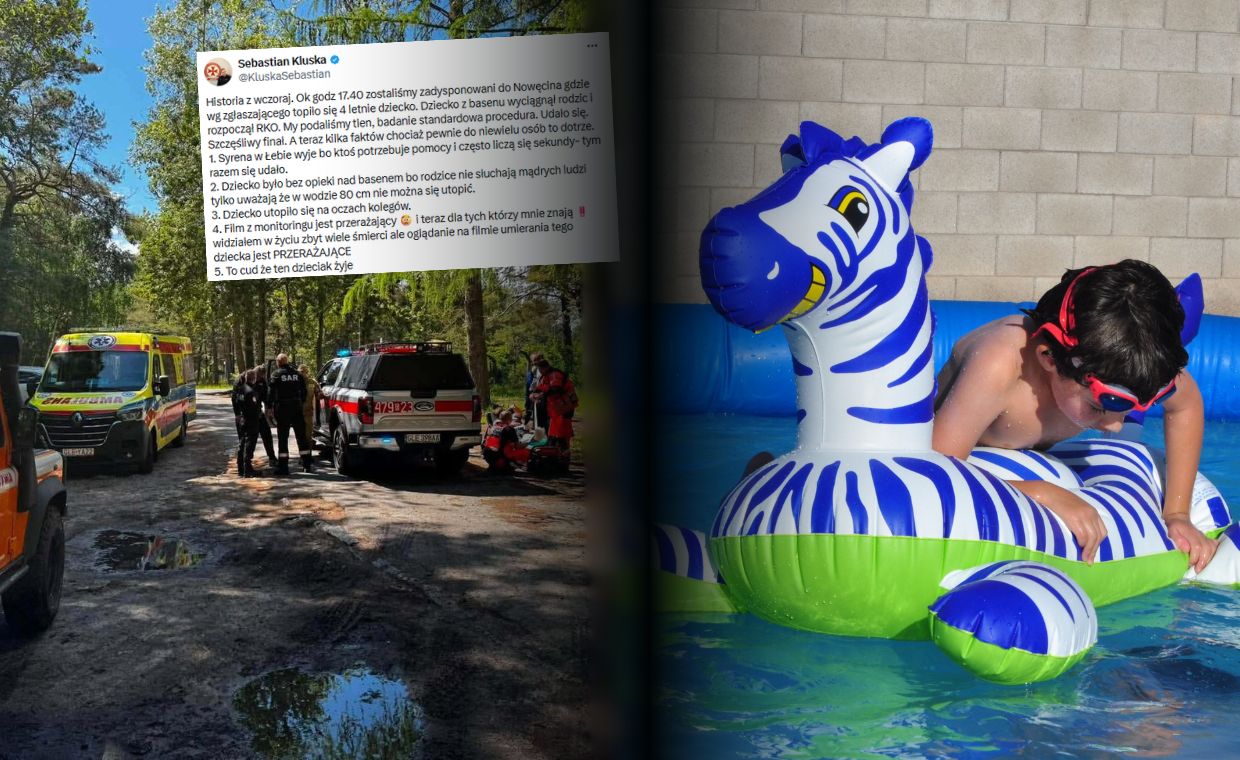 "Oglądanie umierania jest przerażające". Koszmar na basenie pod Łebą