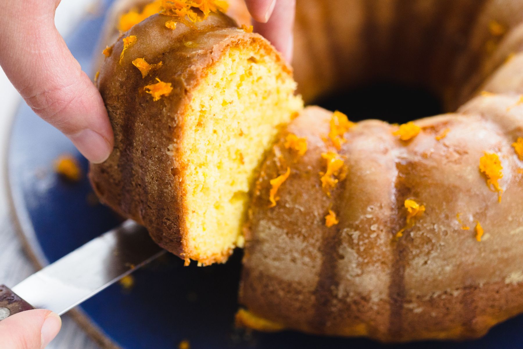 Zrobiłem na deser babkę serową. Była taka pyszna, iż nie został po niej ani okruszek