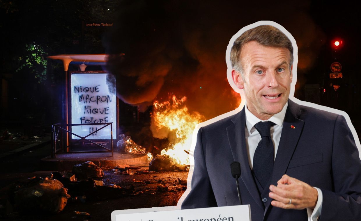 Macron odrzuca dymisję szefa MSW. Kolejna noc brutalnych zamieszek