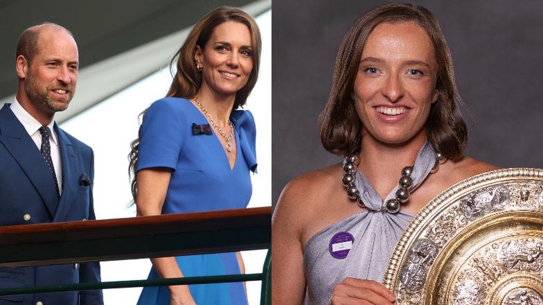 Księżna Kate i książę William dodali post po finale Wimbledonu i zwrócili się do Igi Świątek