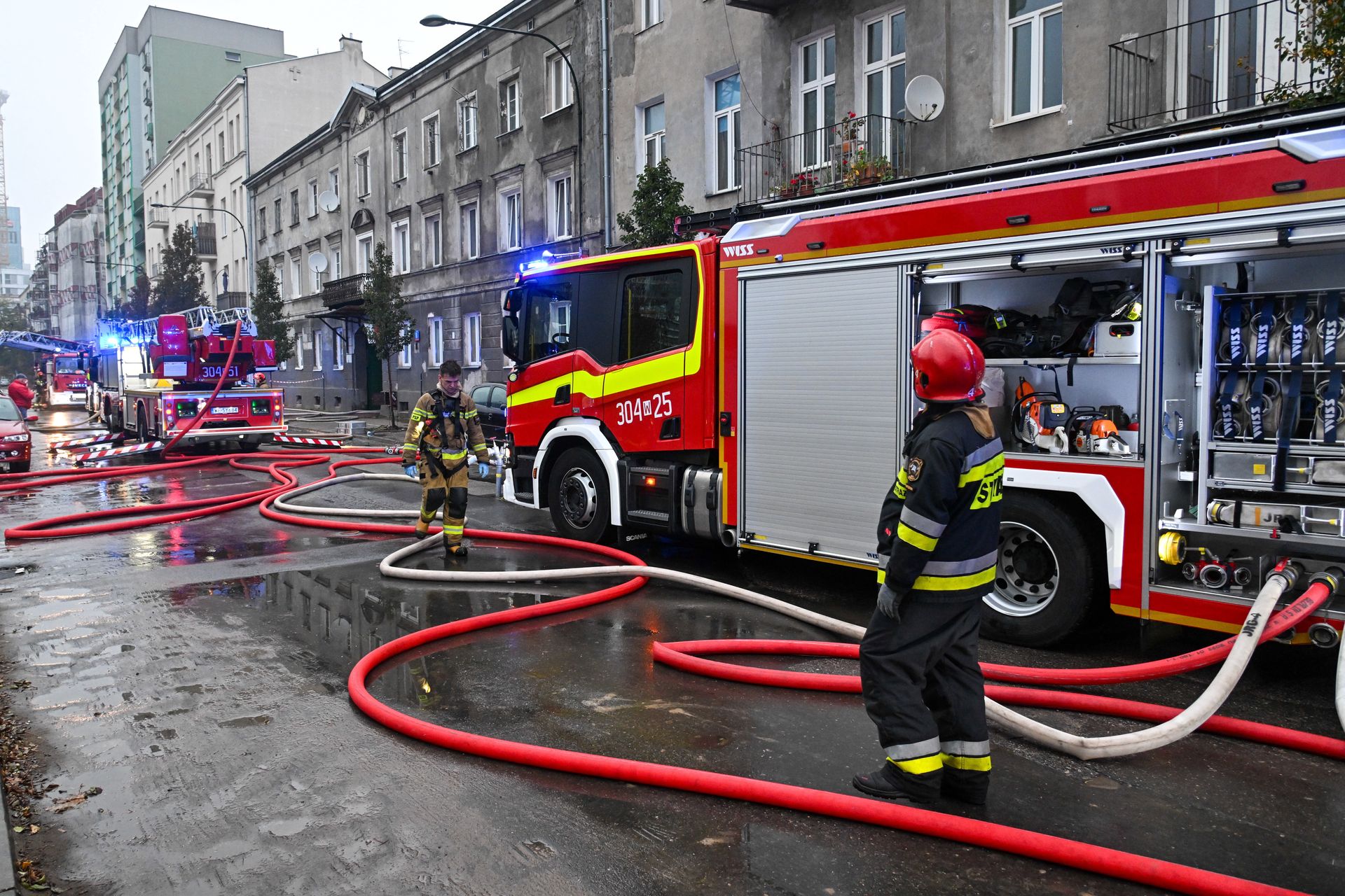 Pożar na warszawskiej Woli. Ewakuowano 40 mieszkańców