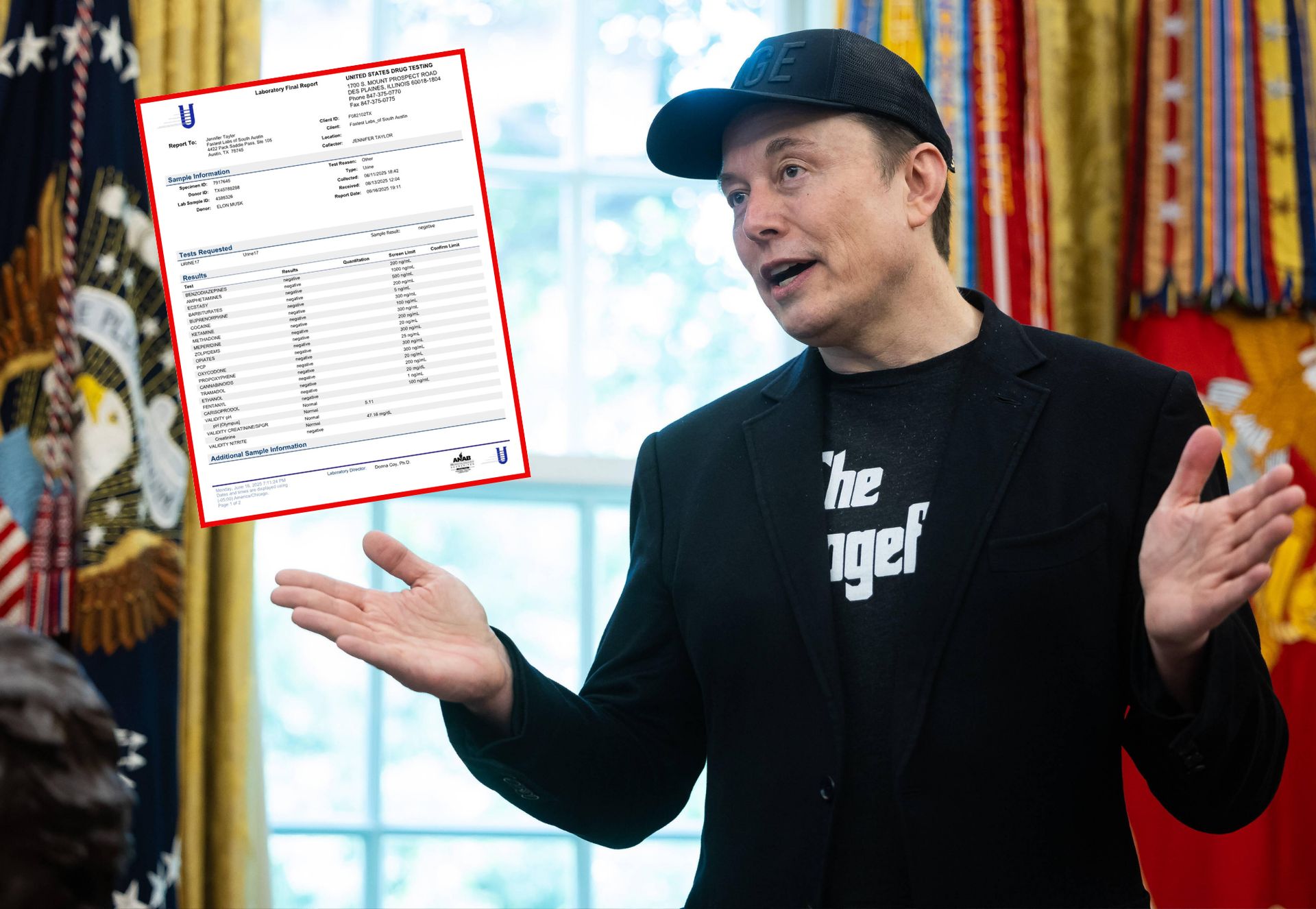 Musk zrobił testy na obecność narkotyków. Opublikował wyniki