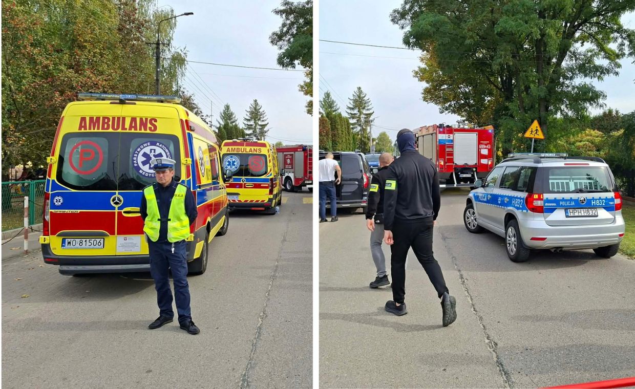 Dyrektor o powstrzymaniu napastnika. "Chciał, żeby go przytulić"