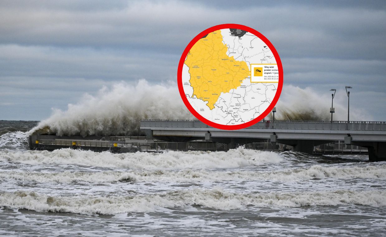 Ostrzeżenia przed silnym wiatrem. Trąby wodne na Bałtyku