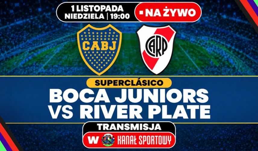 Kanał Sportowy pokaże hit z Argentyny. Superclasico skomentuje Mateusz Borek