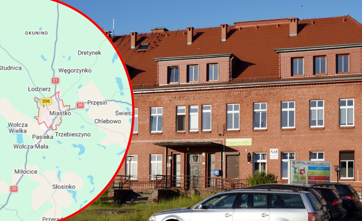 Szpital w Miastku okradziony. Sprawcy uciekli skradzioną karetką
