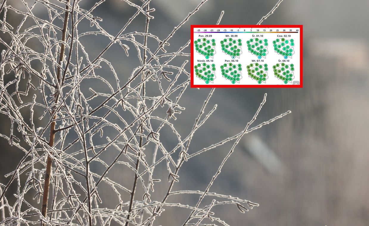 Tak przywita nas październik. Przymrozki i chłód w całej Polsce