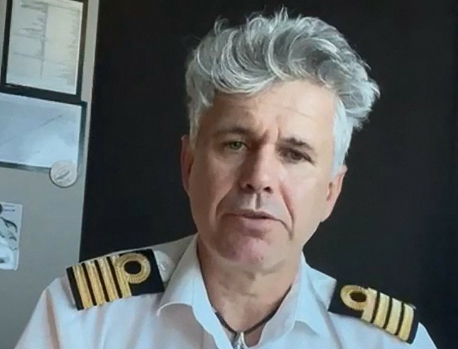 Polak dowodził statkiem z hantawirusem. Nagrał wiadomość