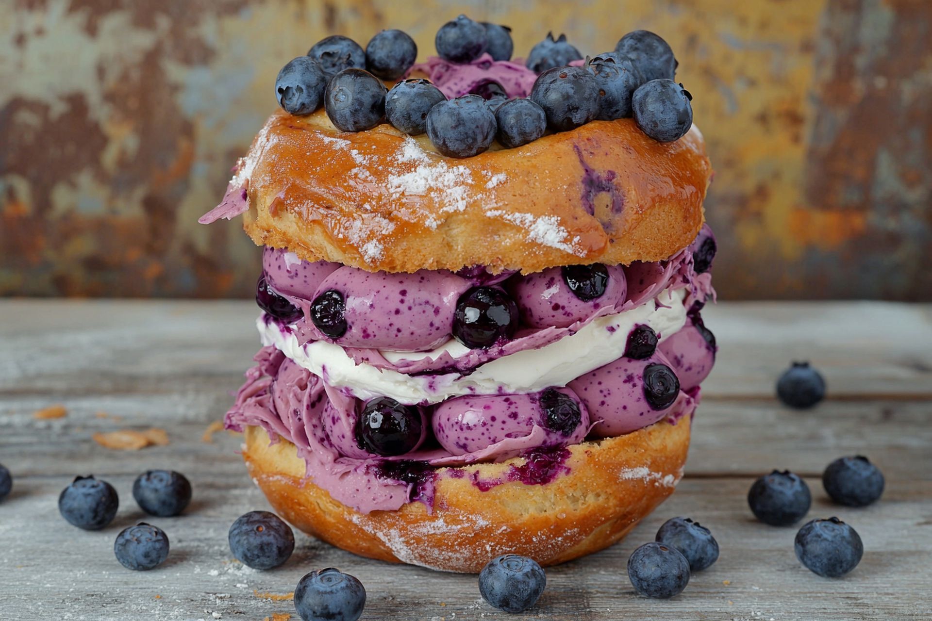Z jagód robię nie tylko jagodziankę. Na widok tych bułeczek pocieknie ślinka