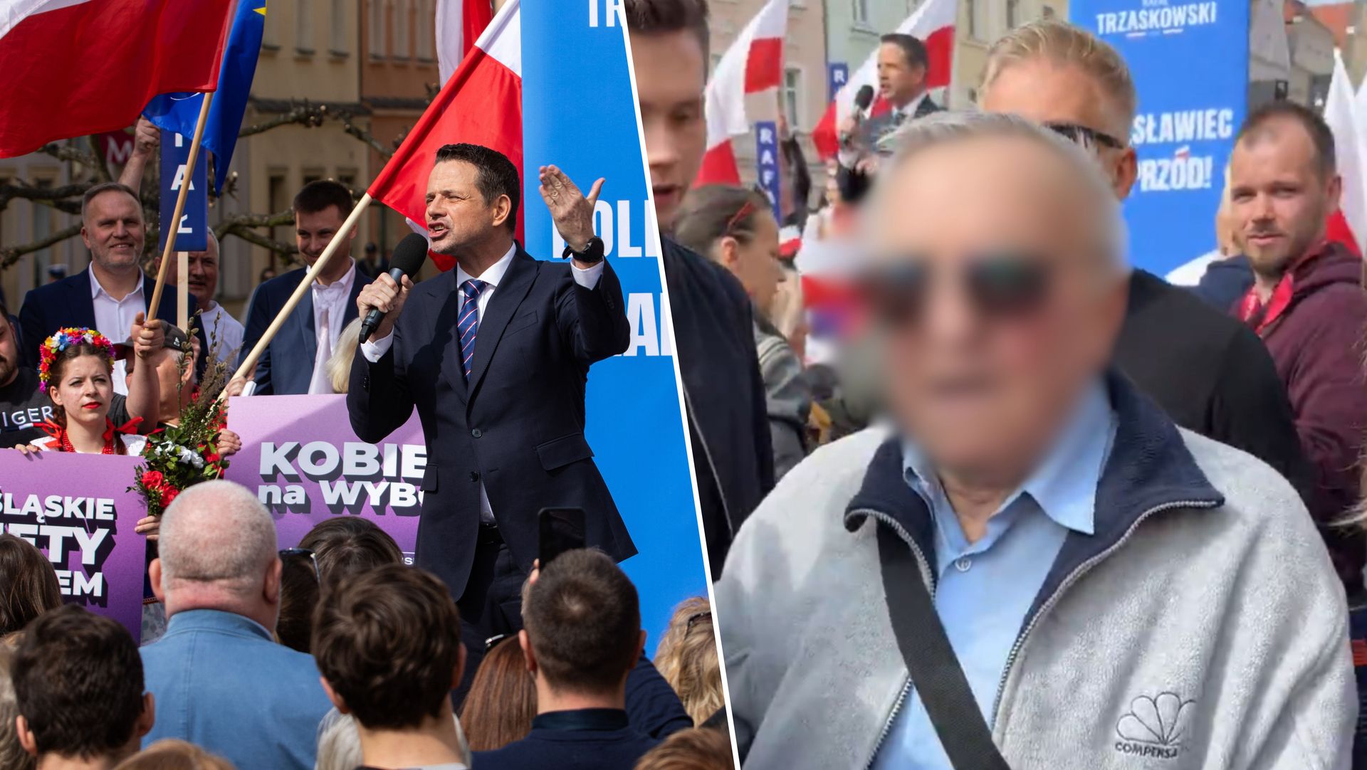 Incydent na wiecu Gospodarza. "Pan ma gaz!"