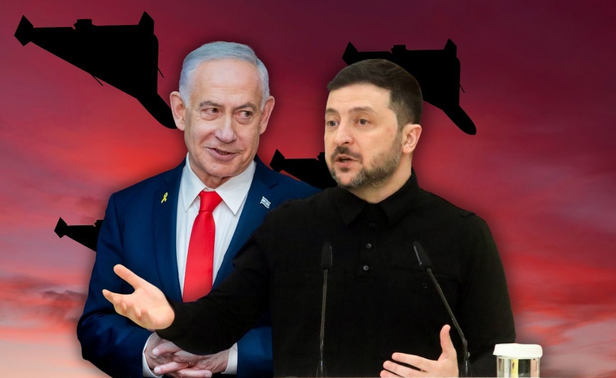 Netanjahu chce pilnie rozmawiać z Zełenskim. Chodzi o drony?