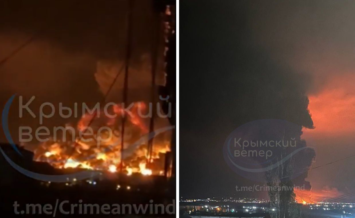 Płonie skład ropy na Krymie. Kolejne uderzenie Ukraińców