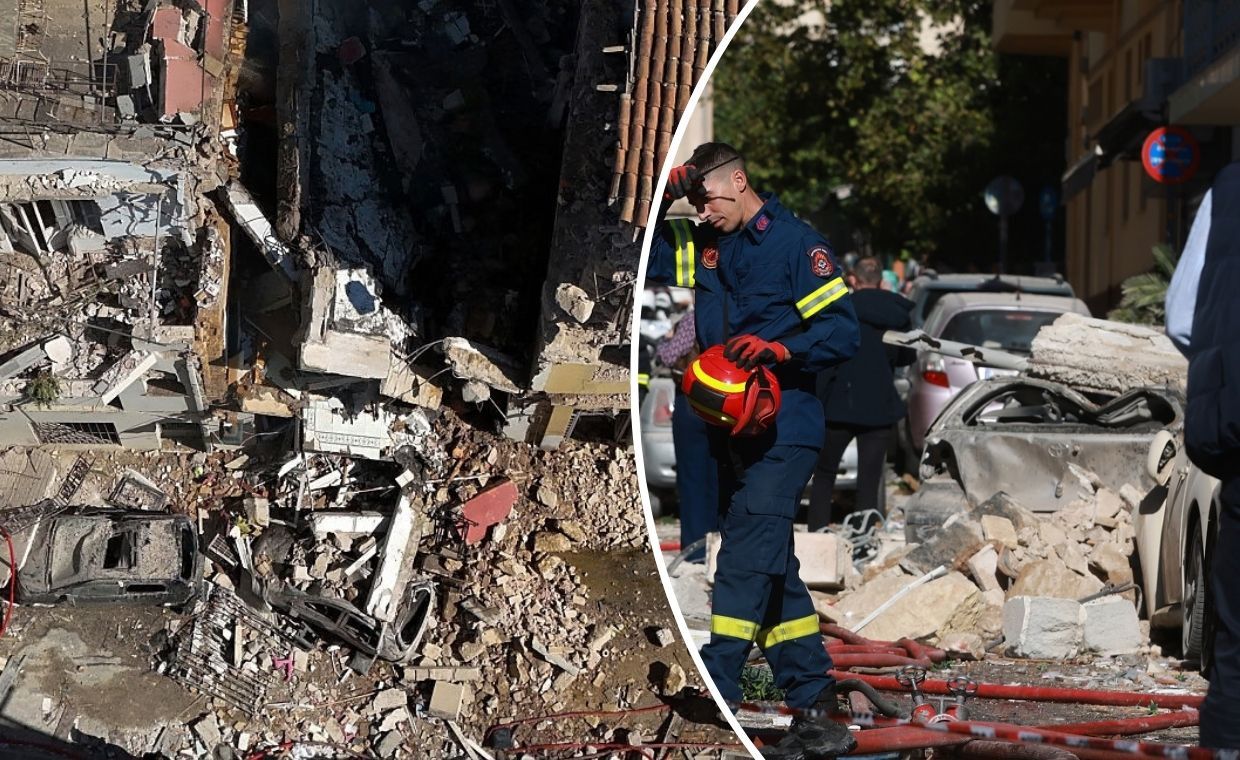 Potężna eksplozja w Atenach. Są ranni, ratownicy przeszukują gruzy