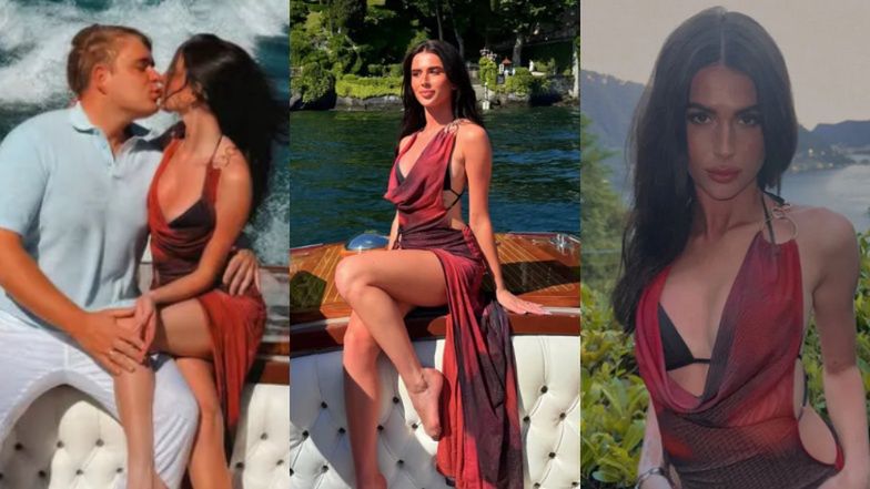 Roksana Węgiel i Kevin Mglej migdalą się na pokładzie łodzi we Włoszech