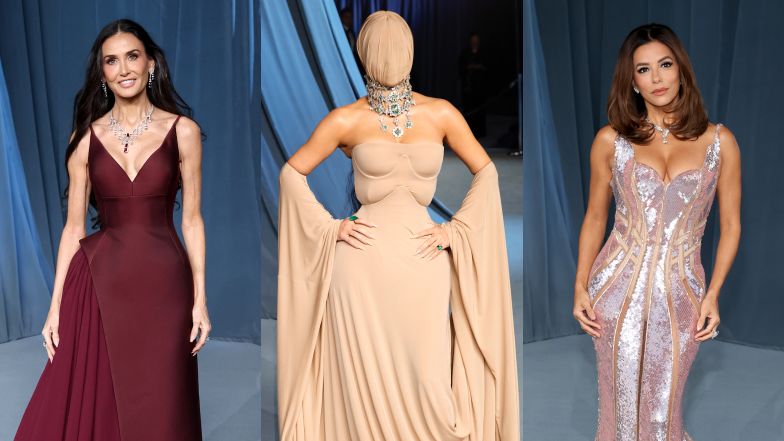 Tłum gwiazd bryluje na Academy Museum Gala: szykowna Demi Moore, Eva Longoria z wycięciami, zamaskowana Kim Kardashian