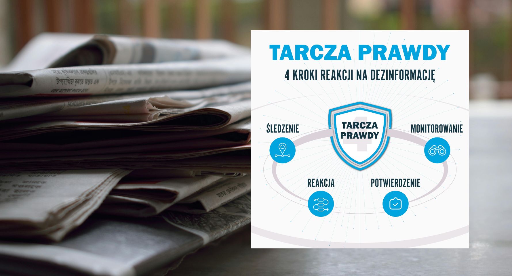 "Tarcza prawdy" nową receptą na fake newsy. Ma pomóc firmom i instytucjom