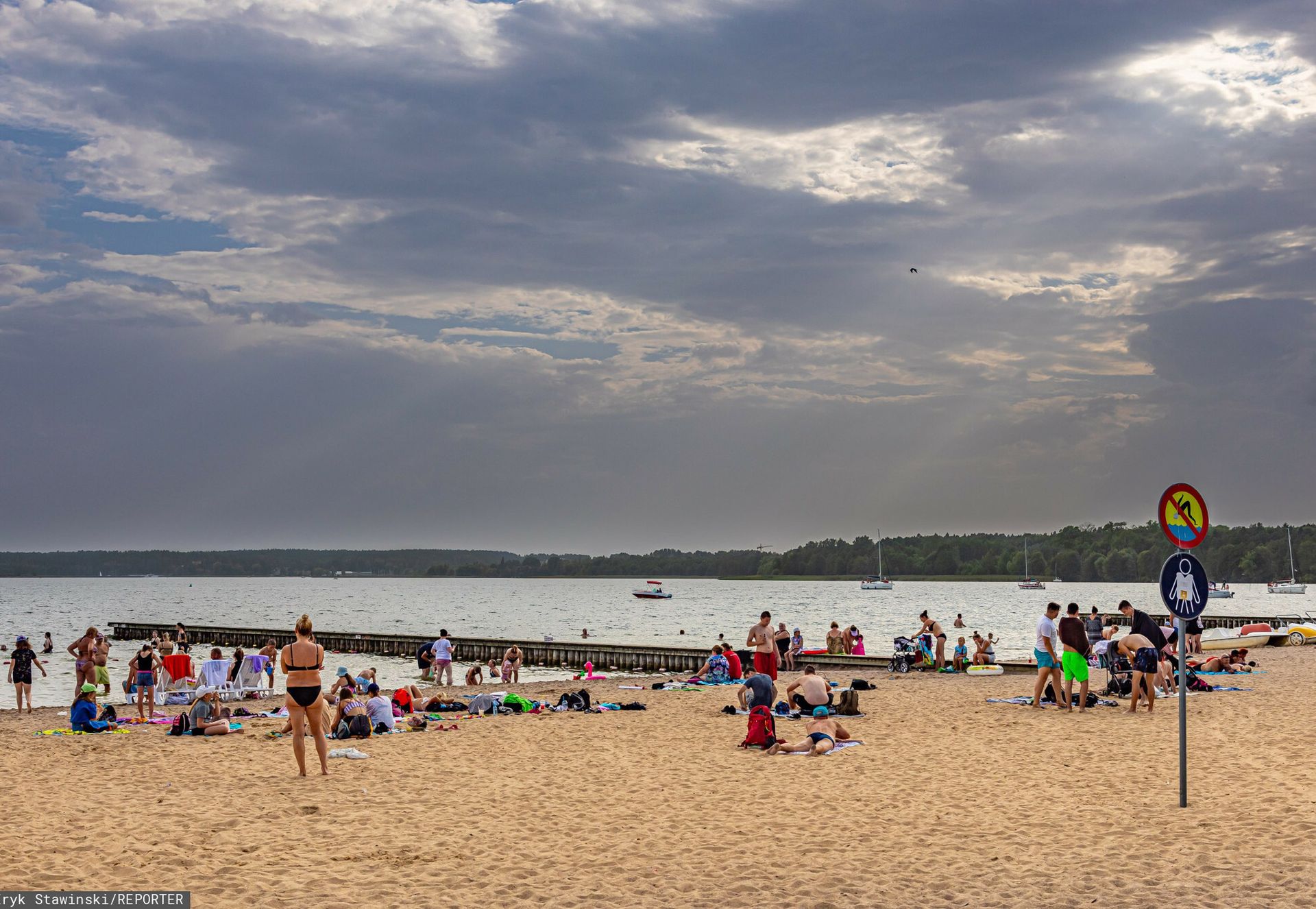 Mazury kontra pogoda. Giżycko "spisuje na straty" początek wakacji