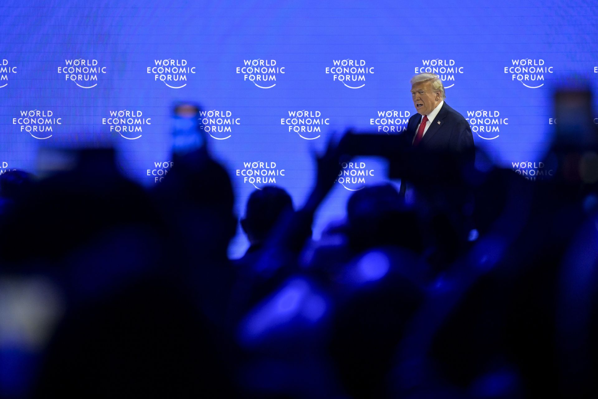 Tak określił siebie Trump. Kuriozalne słowa w Davos
