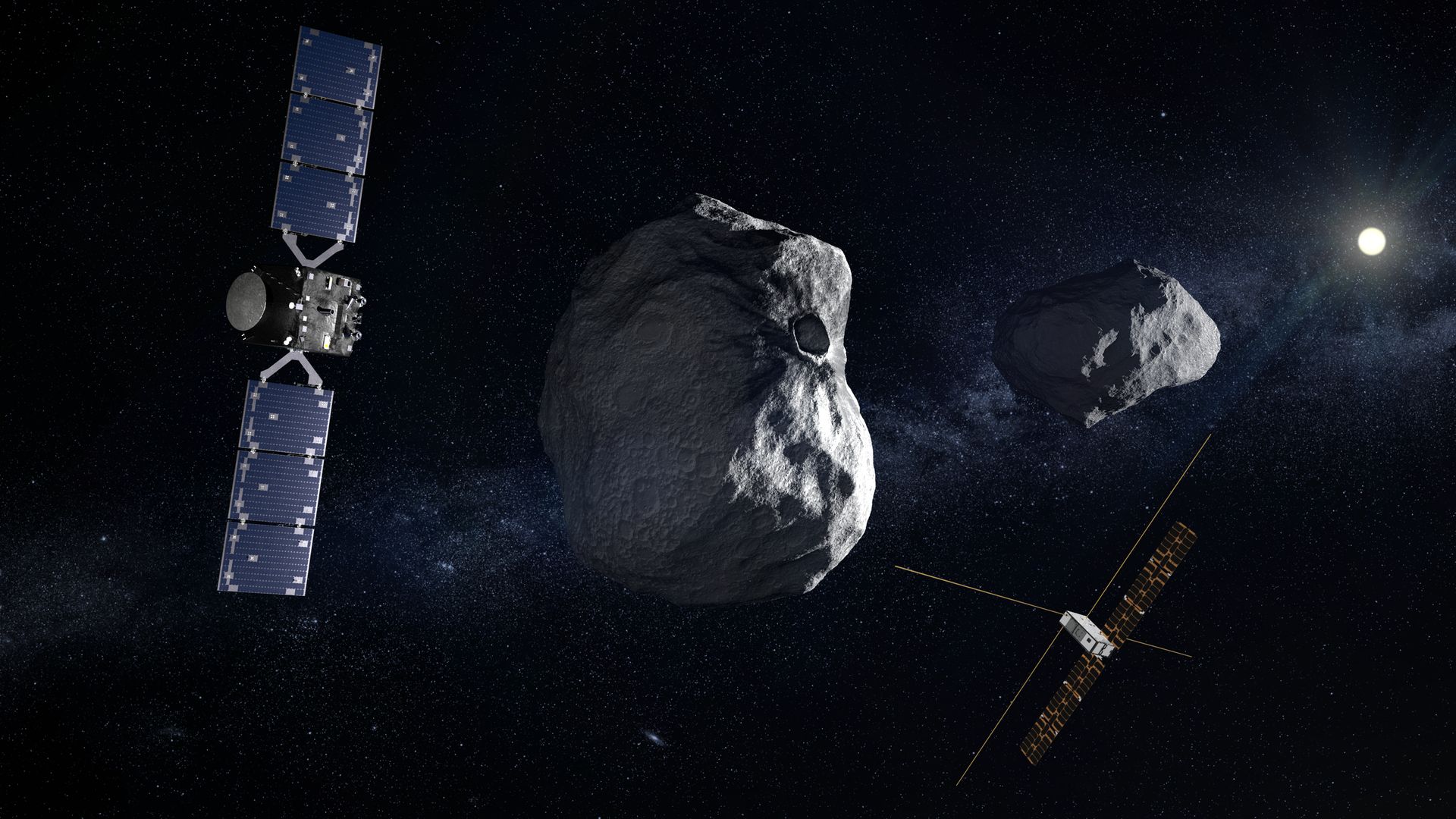 Hera gotowa na planetoidy. Aktualizacja systemu z 140 mln km