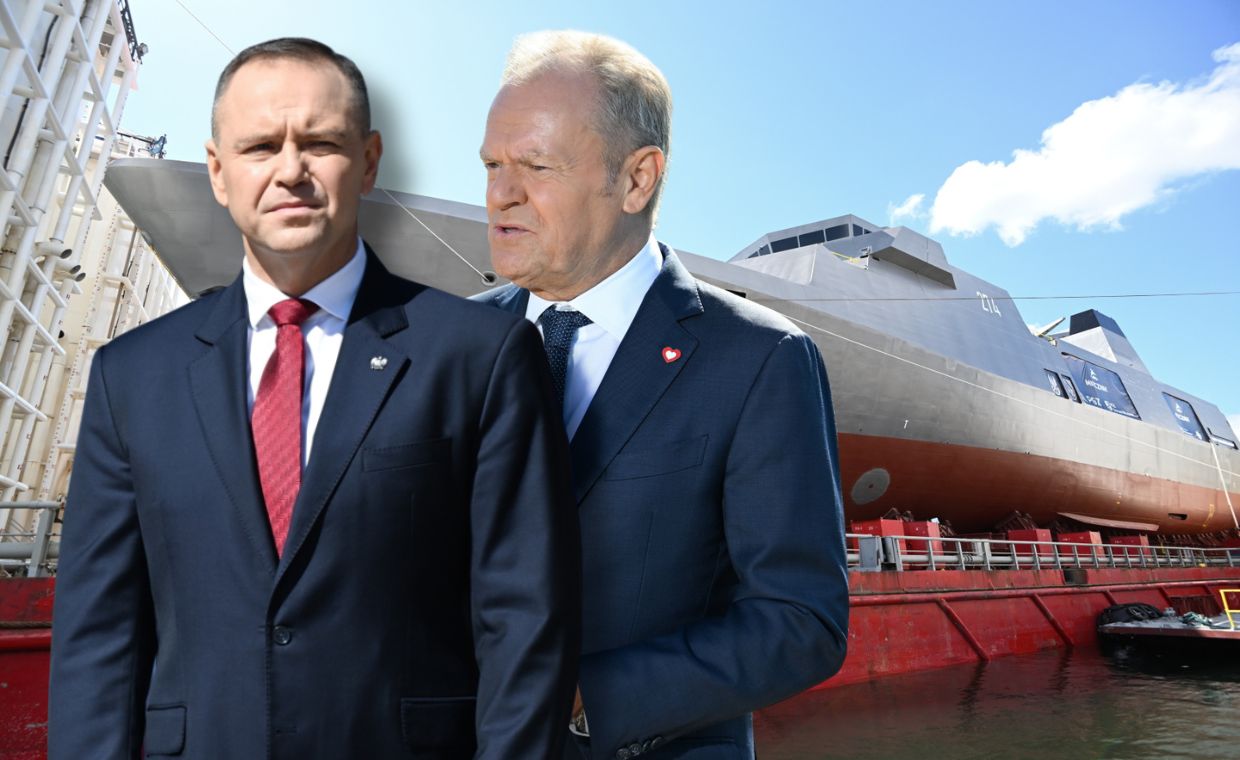 Nawrocki wbił szpilę Tuskowi ws. fregaty. "Niezrealizowane marzenia"