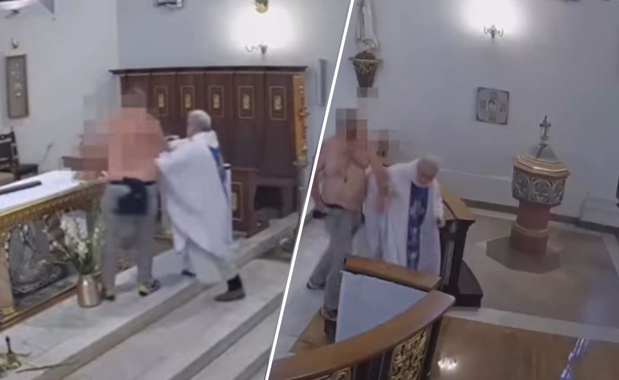 Szokujący atak na księdza w Wielkopolsce. Sprawca demolował kościół