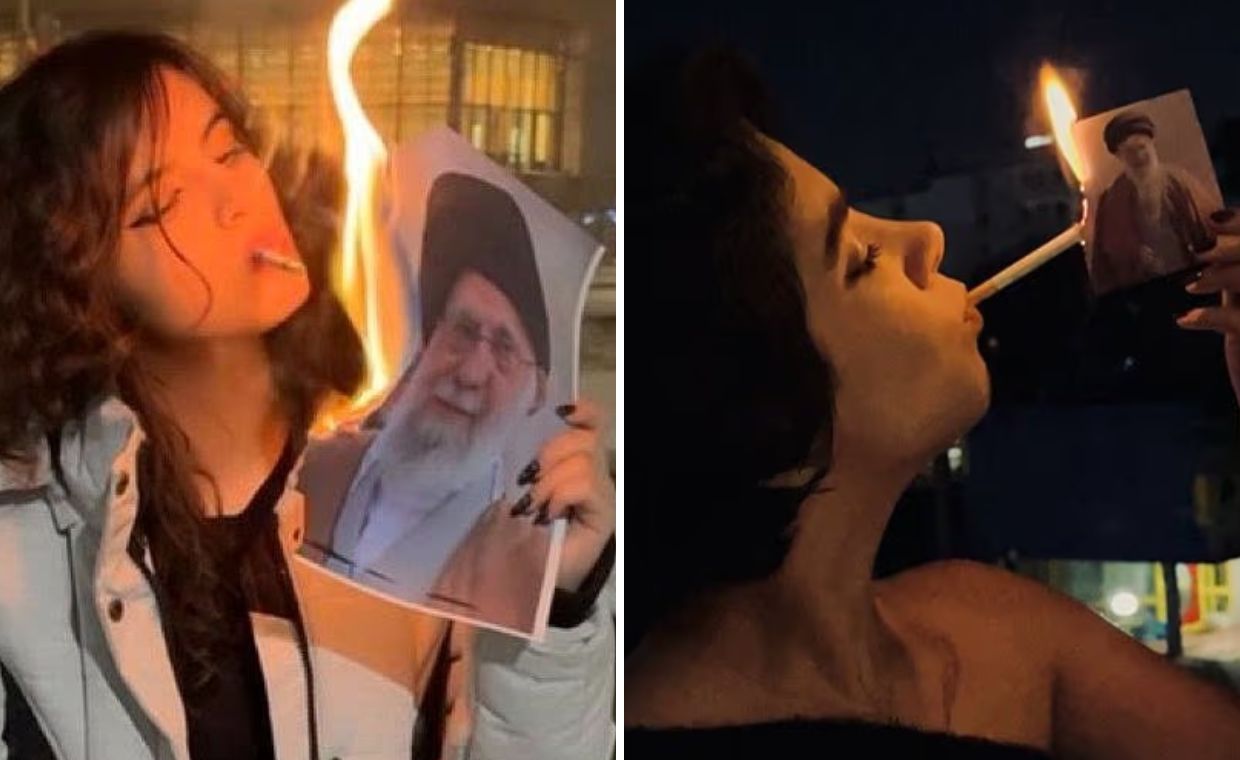 Za takie zachowanie grozi im śmierć. Tak protestują Iranki