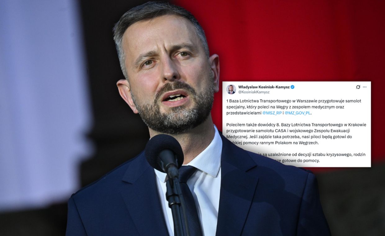 Tragedia na Węgrzech. Szef MON o samolocie specjalnym