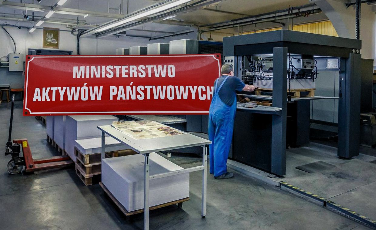 Drukowali mapy dla wojska i matury. Zostali bez pensji