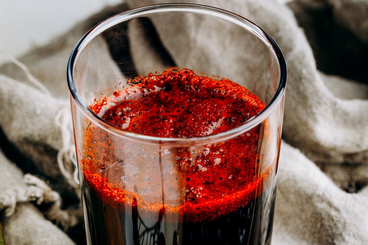 Świeże owoce wciąż na krzaku, a robię z mrożonych. Dlatego, iż wychodzi lepszy