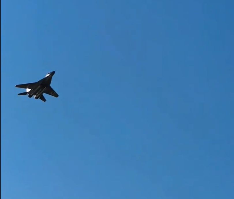 Nietypowy pościg nad Ukrainą. MiG-29 w roli głównej