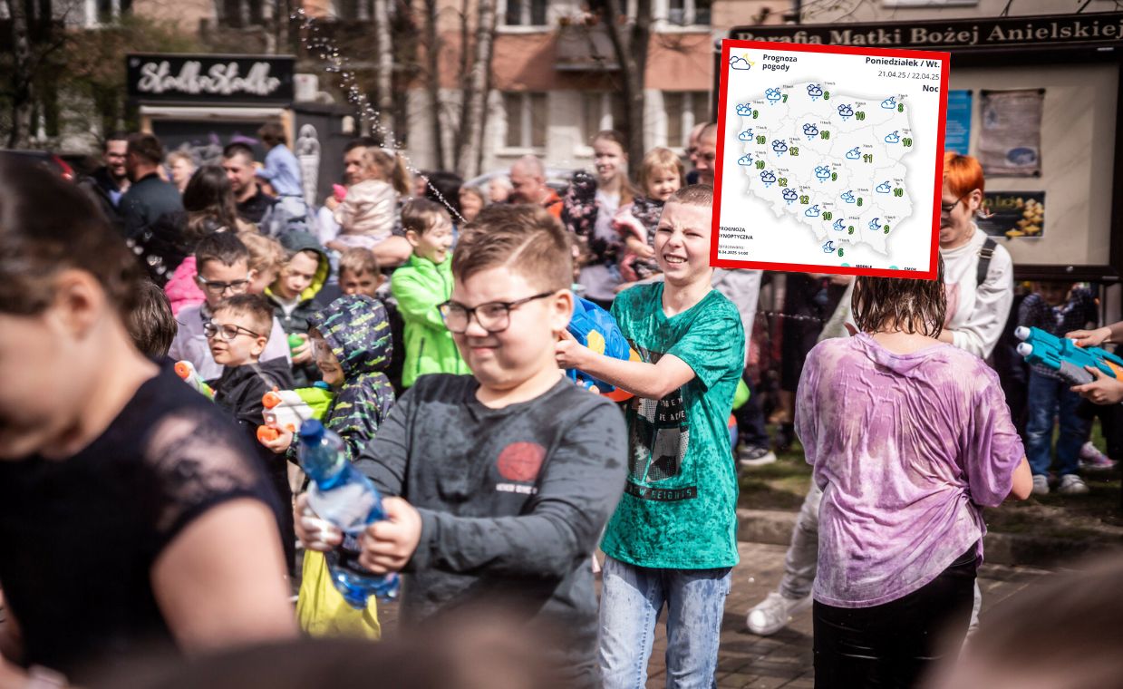 Prognoza na lany poniedziałek. W tych rejonach będzie mokro