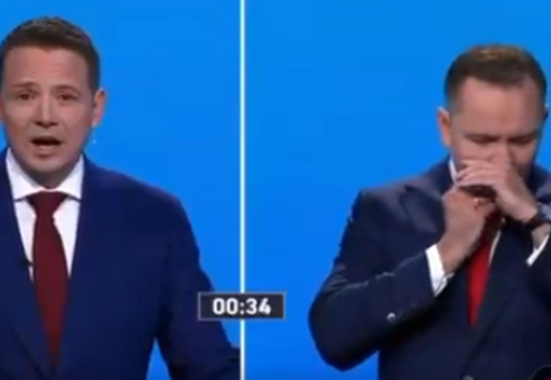 Dziwny gest Nawrockiego. Wyjaśnił reporterowi