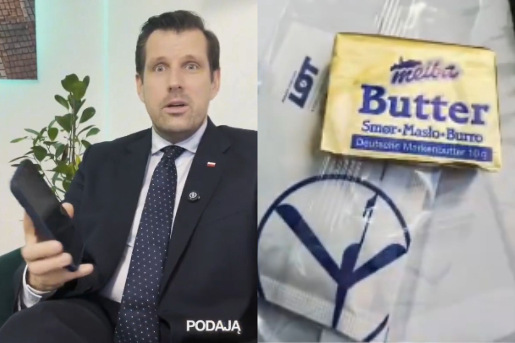 "Za Tuska podają niemieckie masło". LOT odpowiada na aferę o catering