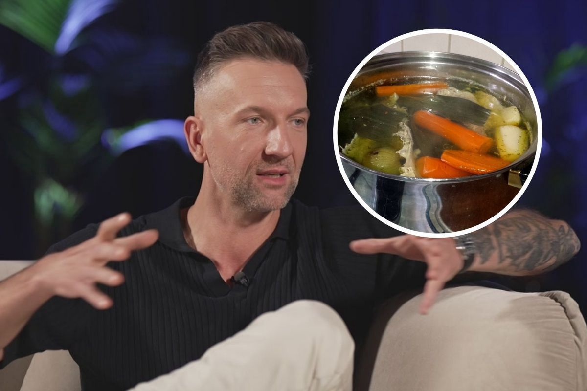 Gotuje rosół w gwiazdkowej restauracji. Punktuje, jakie mięso i włoszczyzna są odpowiednie