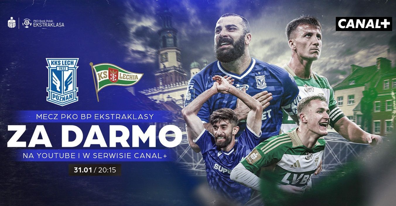 Canal+ udostępni za darmo mecz PKO BP Ekstraklasy