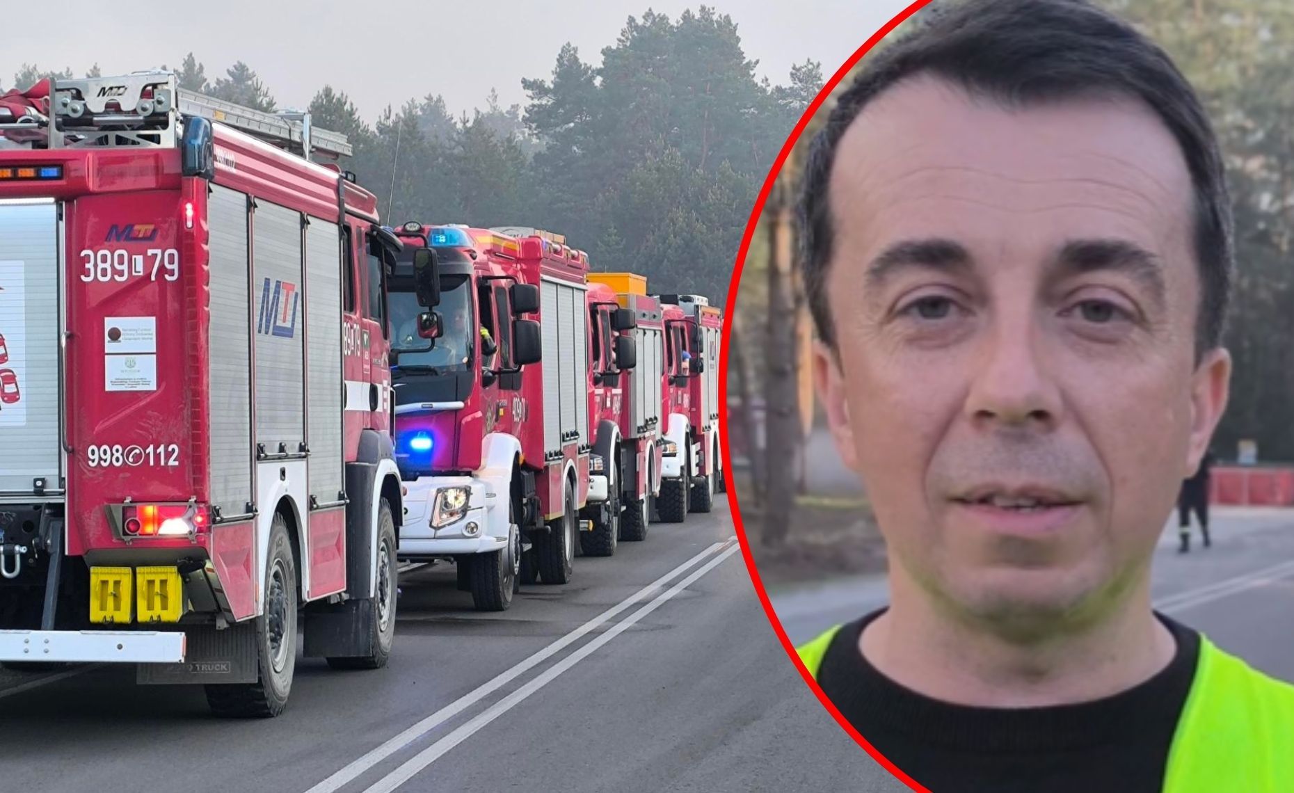 Newralgiczne miejsce koło Józefowa. Cel: utrzymać ogień z dala od miasta