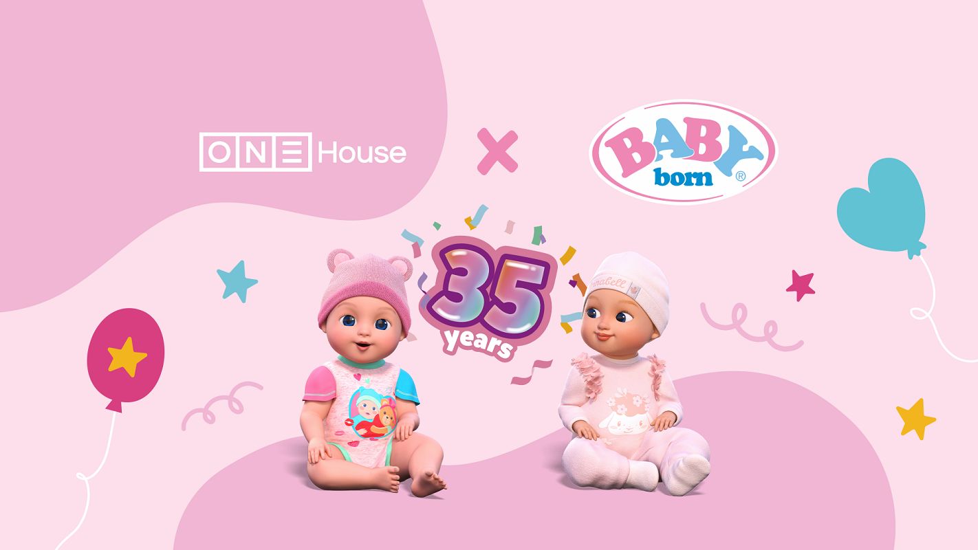 One House z kampanią "Życzenia od Emmy i Annabelle" dla Baby born
