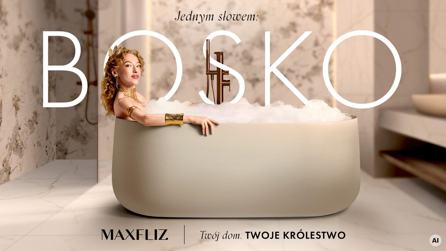 Helena Trojańska, Ludwik XIV i Juliusz Cezar reklamują Maxfliz