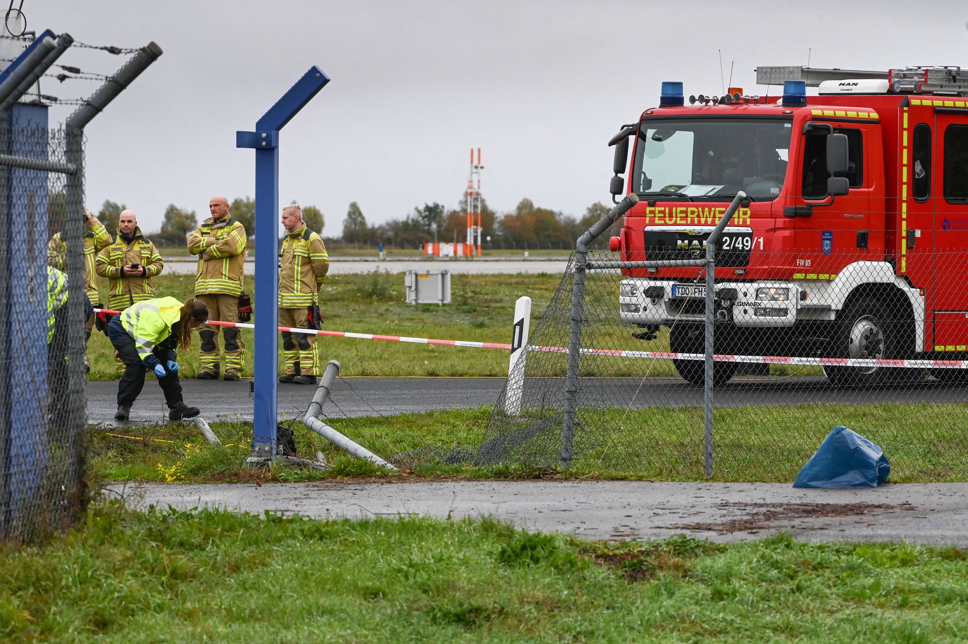 Incydent na lotnisku w Niemczech. Sami zgłosili się na policję