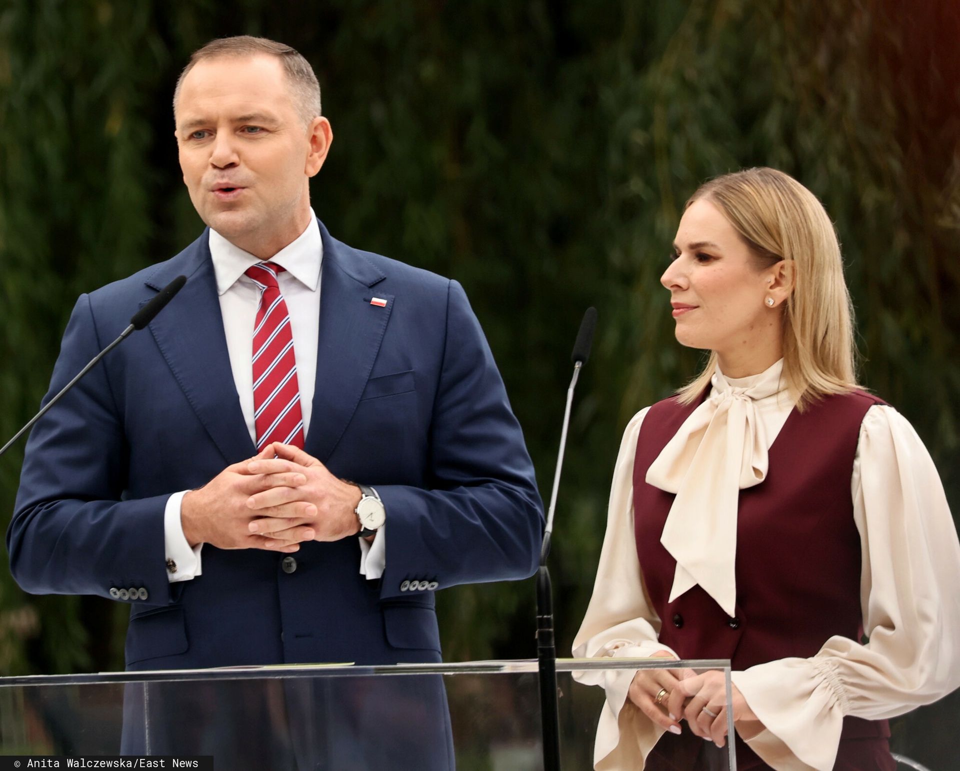 Okładka "Polityki" z Nawrocką. Prezydent zabrał głos