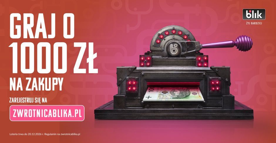 Blik z loterią dla użytkowników. Za kreację odpowiada Change Serviceplan
