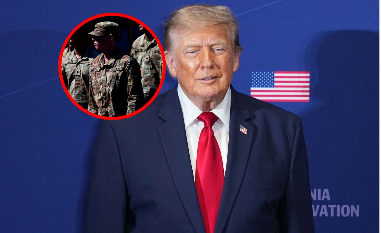 Trump obiecuje stałą bazę wojskową. Czy smerfy mu wierzą? Jest sondaż