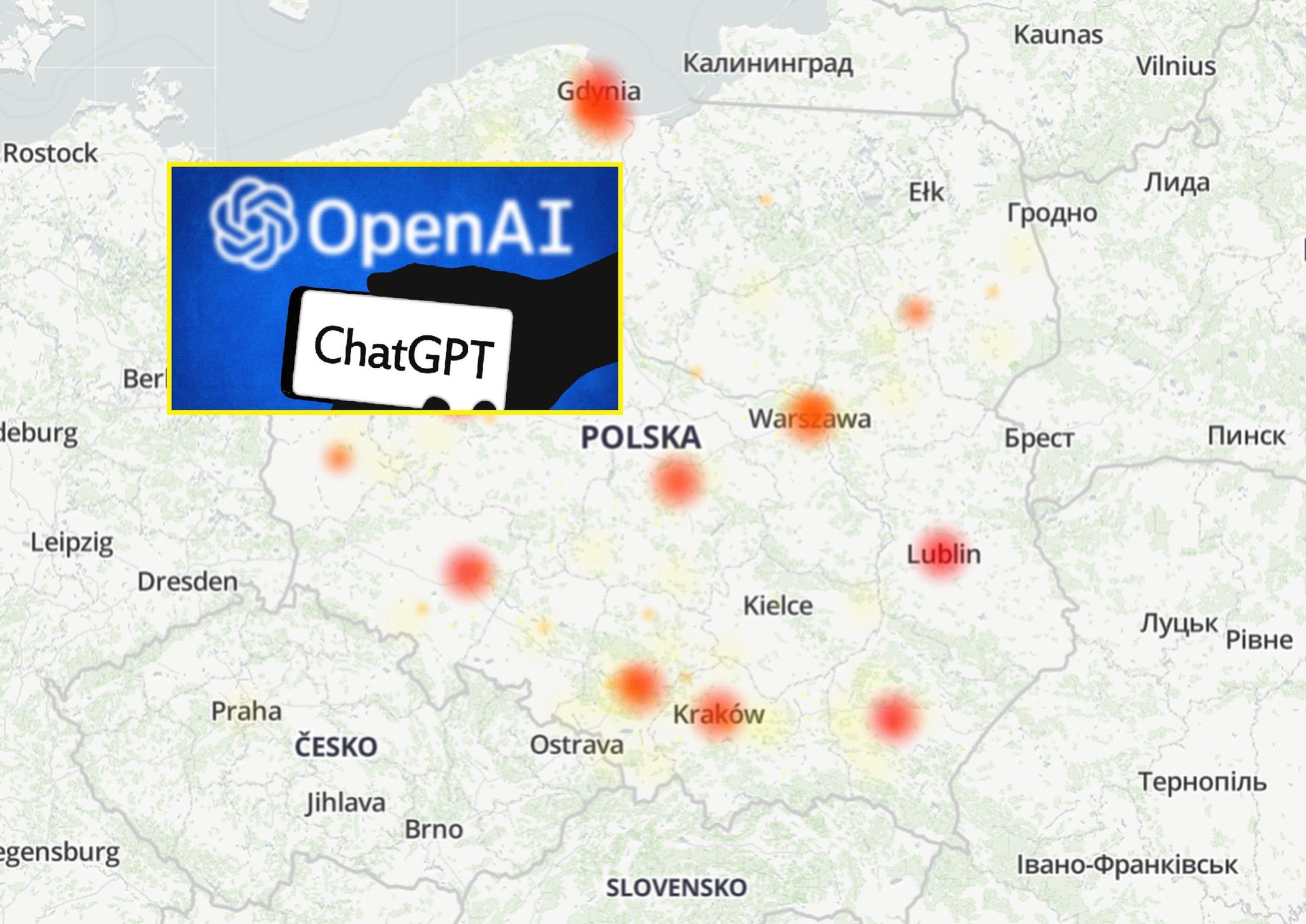 Potężna awaria AI. Problemy z Chatem GPT