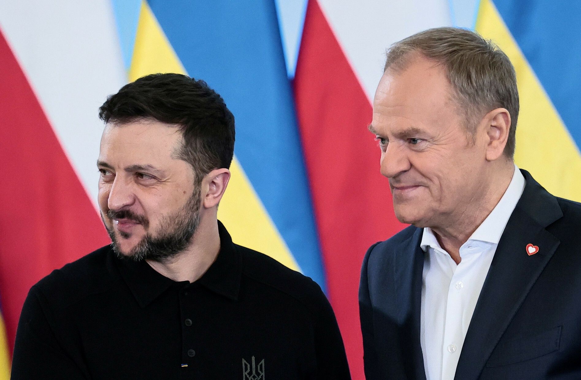 Wymowny wpis Zełenskiego. Tak podziękował Tuskowi za życzenia