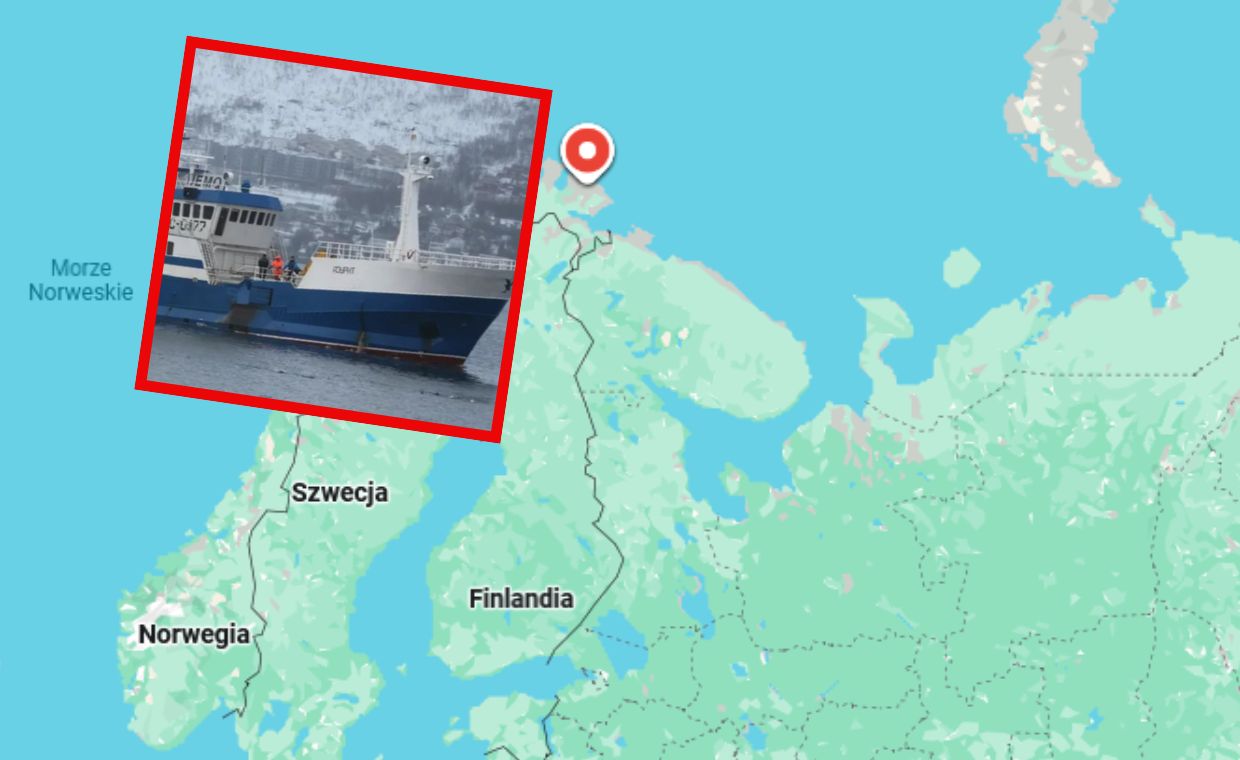 Norwegia zajmuje rosyjski kuter rybacki w porcie Batsfjord