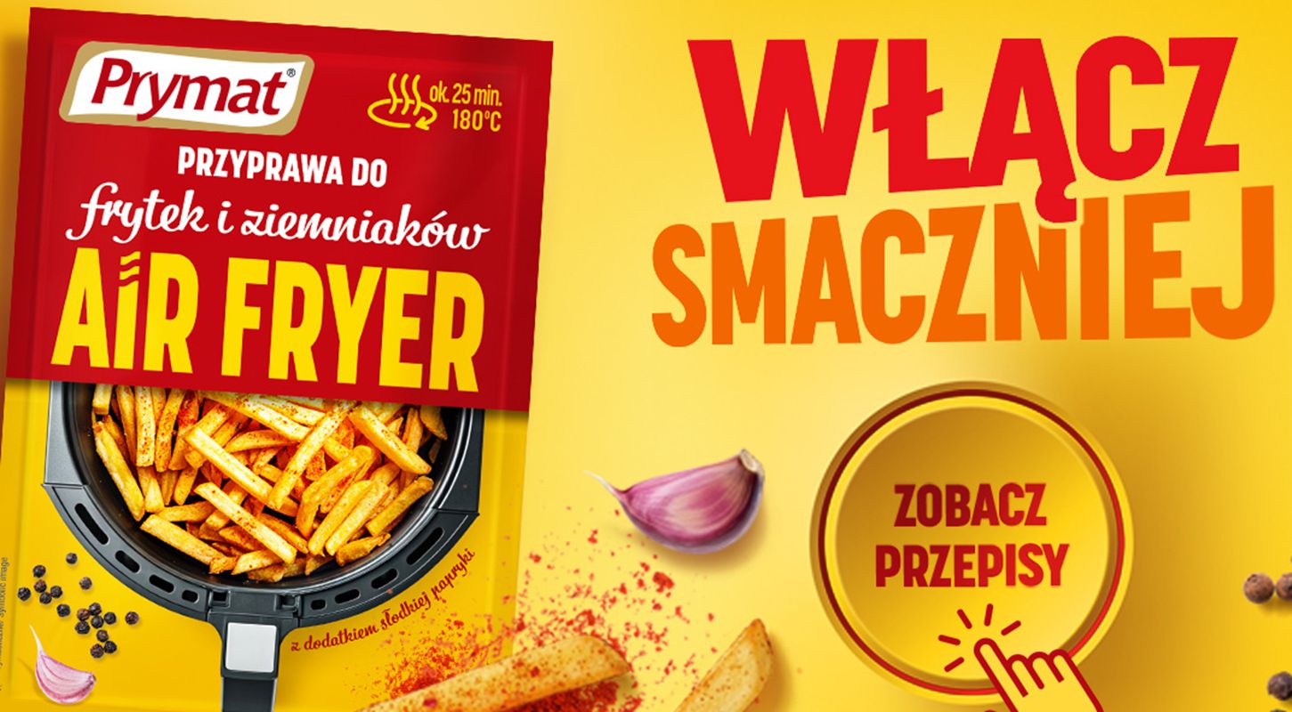 Prymat debiutuje na TikToku. Damian Tkaczuk twarzą kampanii przypraw do air fryera