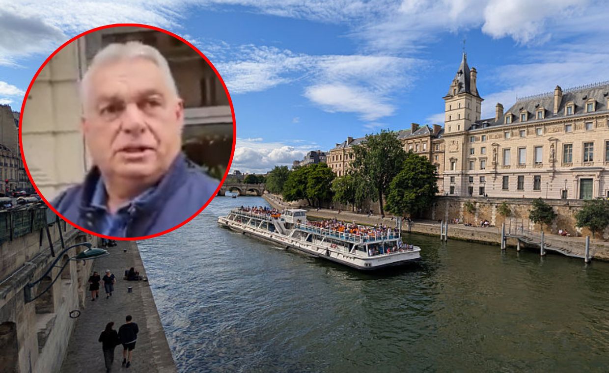 Orbán przyłapany w Paryżu. Do sieci trafiło nagranie