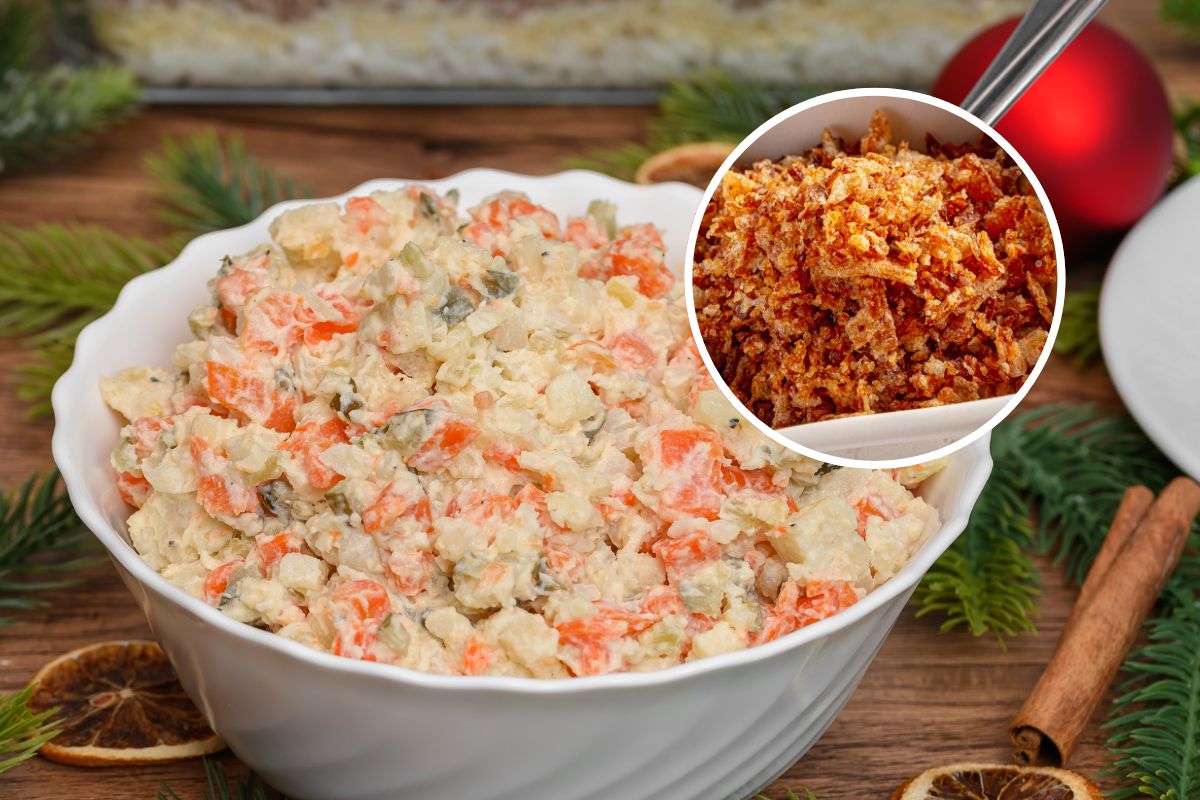 Dodaję do świątecznej sałatki jarzynowej. Nie kiśnie, a ma ciekawszy smak