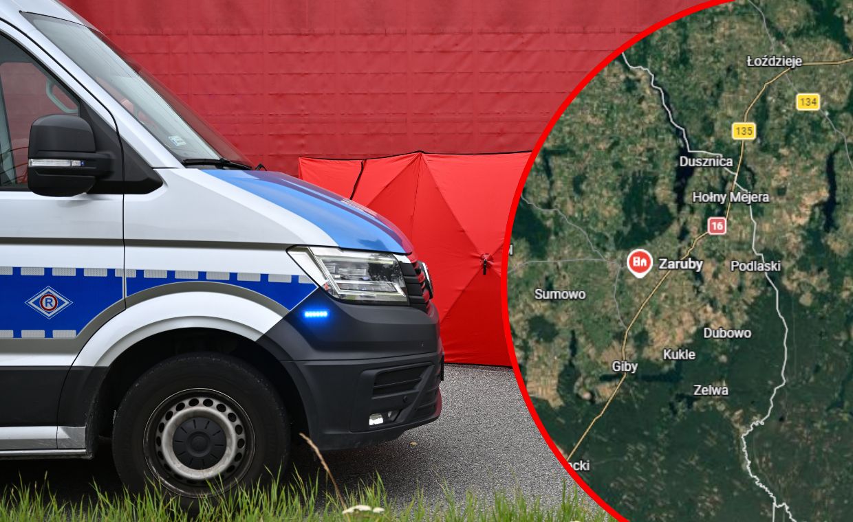 Tragiczny wypadek na Podlasiu. Nie żyje 49-letnia rowerzystka